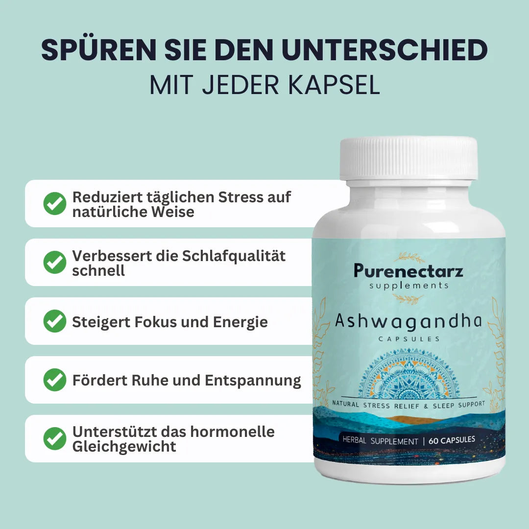 Purenectarz™ Ashwagandha Kapseln