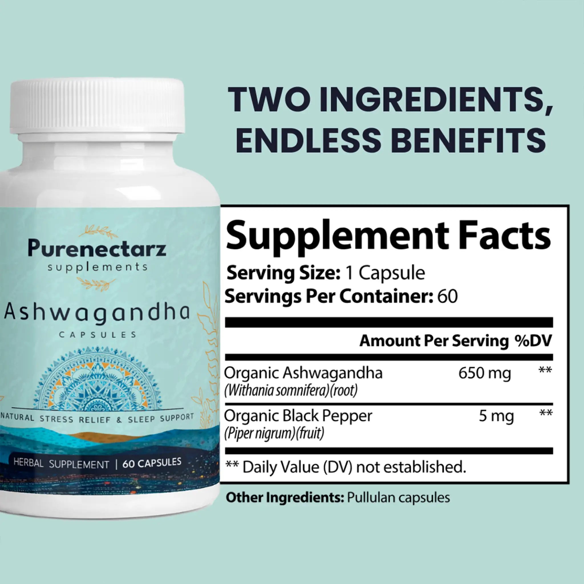 Purenectarz™ Ashwagandha Capsules