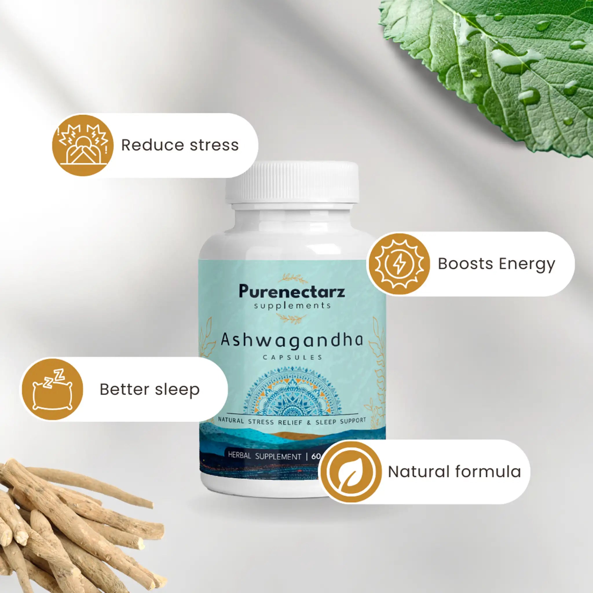 Purenectarz™ Ashwagandha Capsules